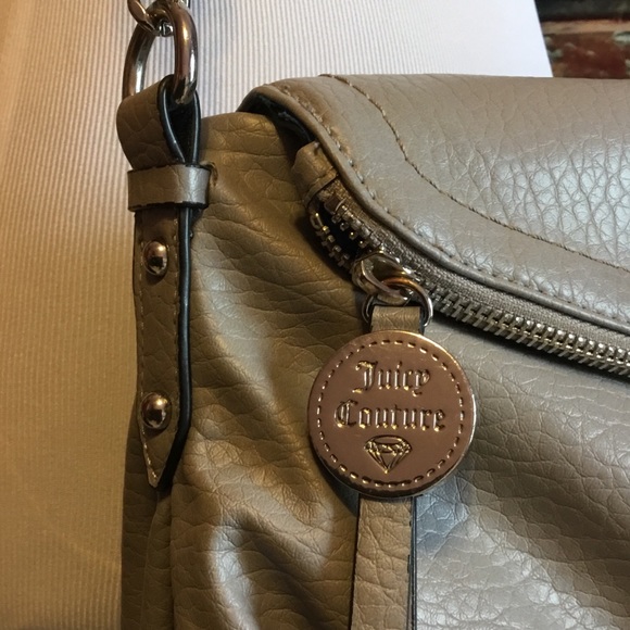 Juicy Couture Grey Bohemian Crossbody Hobo - Picture 4 of 7